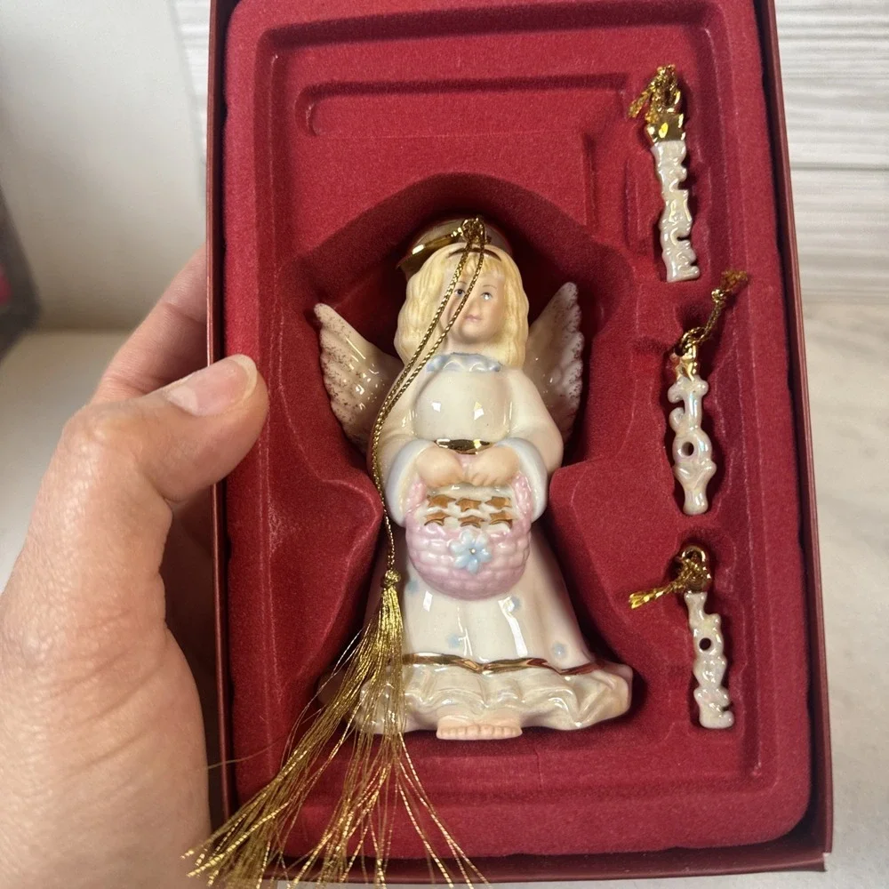 Lenox Starry Sentiments Angel Ornament, EXC/Mint - Never Displayed